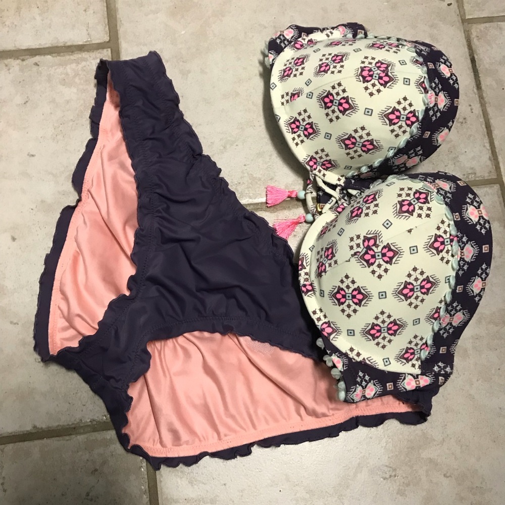 Victoria’s Secret Swim Two Piece Purple/Pink